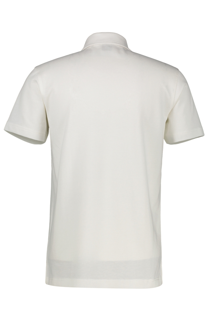 POLOSHIRT MET RITS 2553247 103 BROKEN WHITE